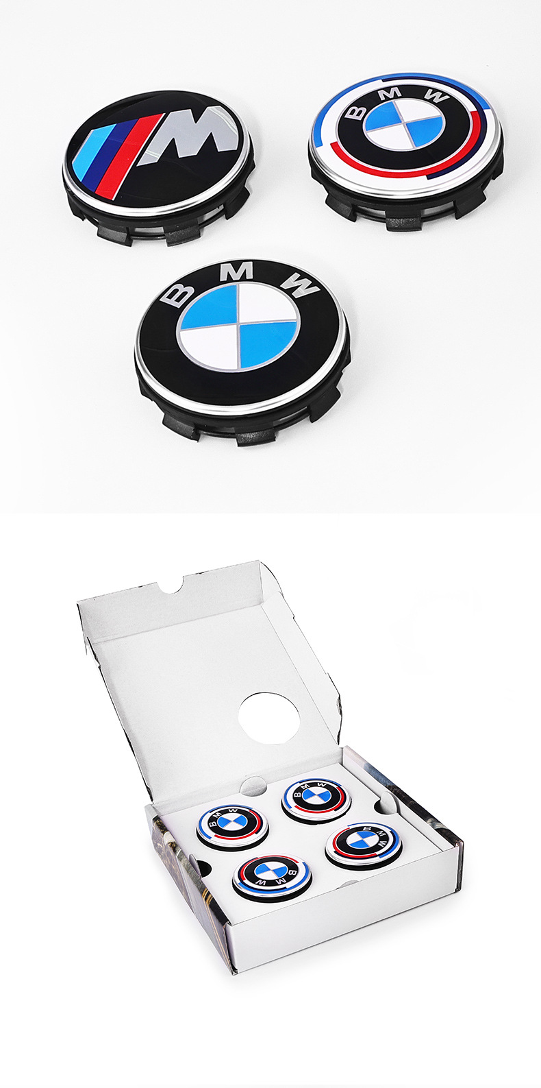 Suitable for Bmw Original Suspension Hub Cap 5 Series 3 Series 1 Series 7 Series X1X3X5 50Th Anniversary Wheel Center Cap