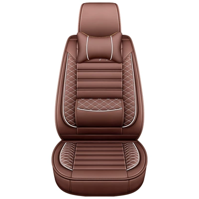 Universal seat cover Covers, Jiachen Full Surround - factory-5-seater-full-leather-brown-604015