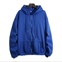 外国貿易の欧米の男女のファスナーのシャツのカーディガンは帽子のシャツの純色の運動服と秋冬は絨毯のゆったりしている上着をつかみます。