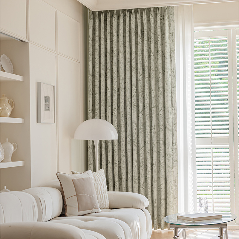 French-Style Pastoral Jacquard Light Luxury Curtains, Wizard of oz Chenille Blackout Ready-Made Curtains, Whole House Customization