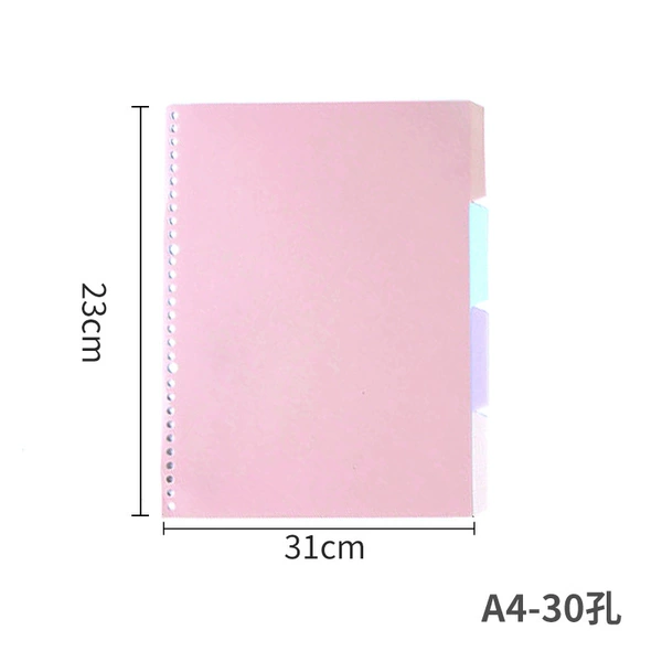 A4-30 hole drift house divider page (set of 4 colors)