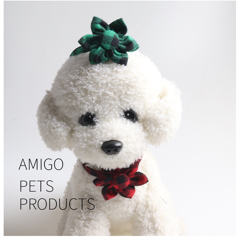 Cute Polyester Christmas Bow Knot Leash display picture 3