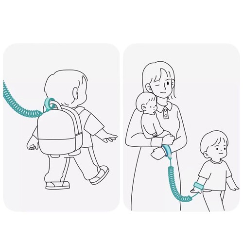 Children's anti-loss belt traction rope children's anti-loss bracelet safety chain walking baby artifact anti-loss rope belt baby