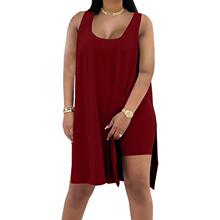 H 13929 Solid Split Two-piece Set ��ɫ���������װ�羳��