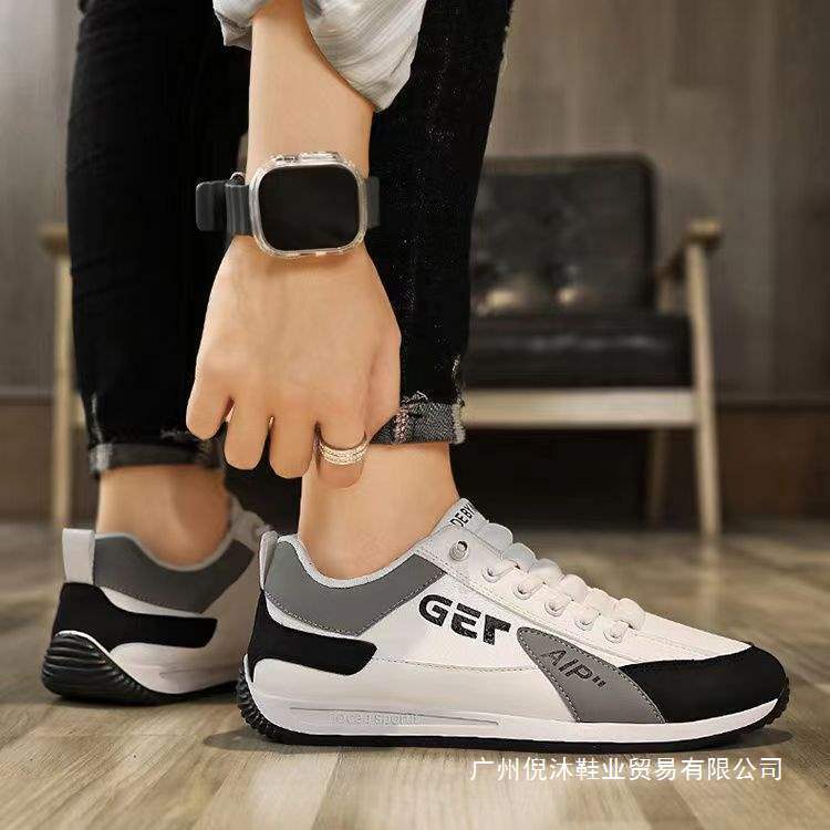 2025新款男鞋懒人脚蹬跑步运动鞋男士休闲阿甘防滑老爹潮鞋