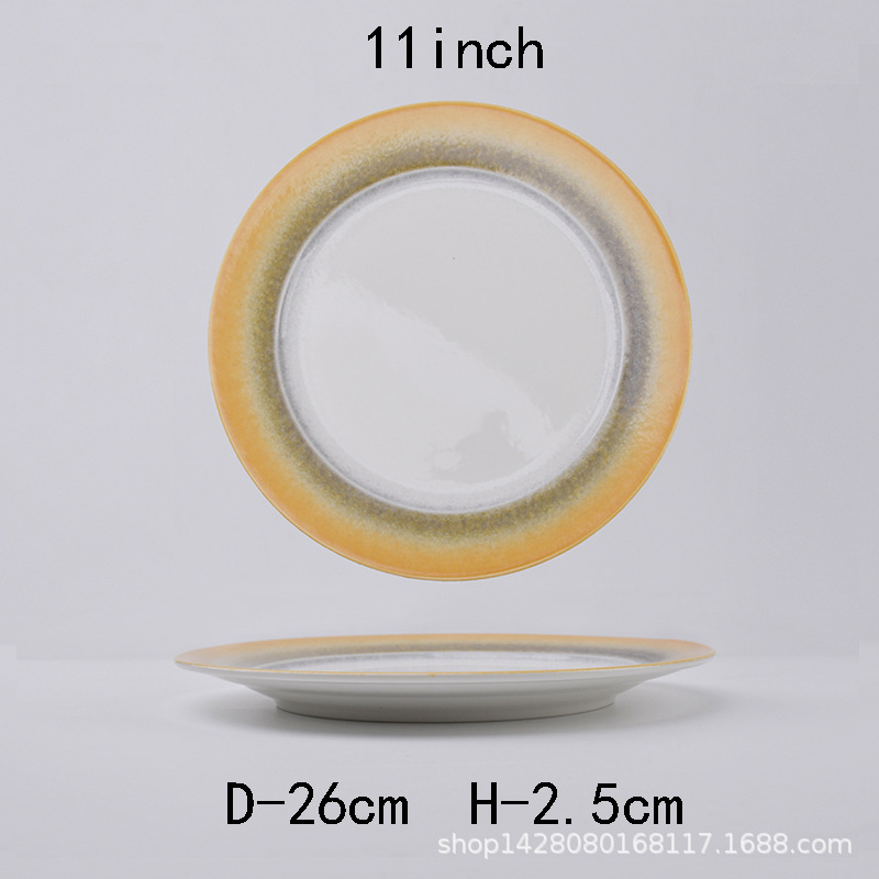 Borde amarillo de 11 pulgadas