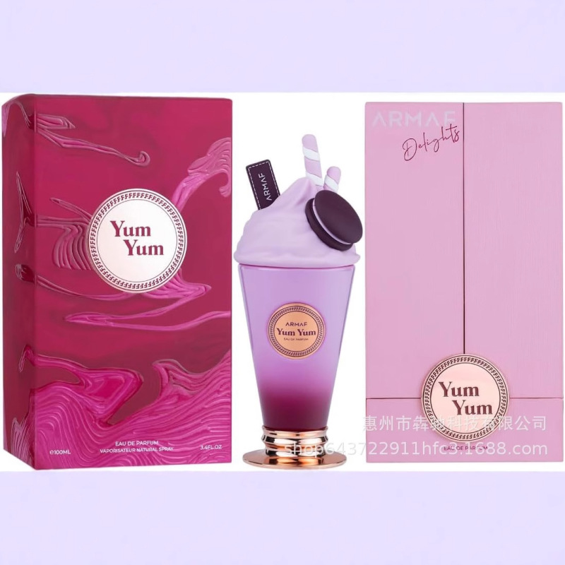 国境を越えた人気の Armaf Delights Yum100ml 女性用アイスクリーム香水中東アラビアドバイ|undefined