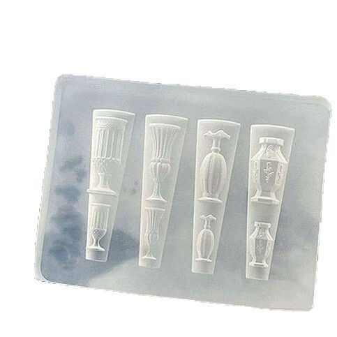 中式浮雕花瓶装饰美甲高透硅胶模具DIY滴胶雕花胶模手工平替款|undefined
