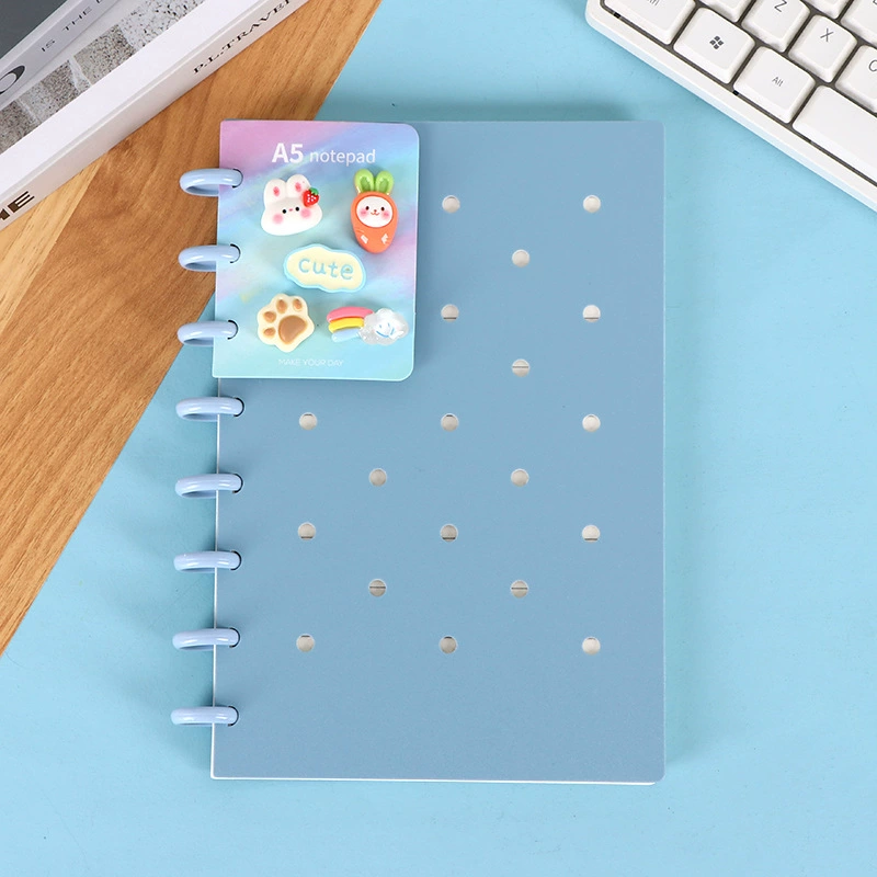 Cute accessories, notebook for students, laptop, tear-off sheet, DIY