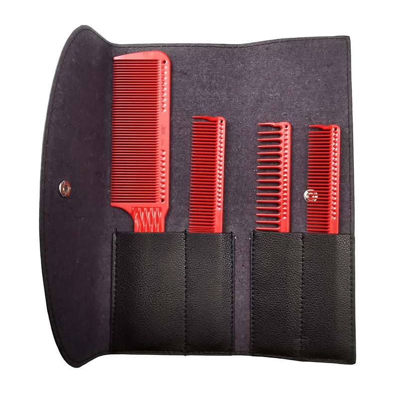 JRL peluqueros con pein de corte antideslizante profesional para hombres pein de corte de corte antiestático conjunto de dientes de corte de pelo