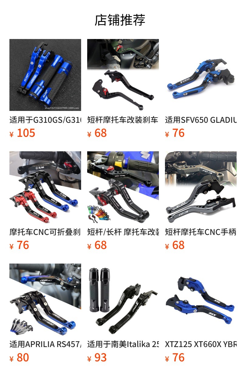 Suitable for Adv150 Adv160 150 Motorcycle Modified Brake Clutch Lever Handlebar Cover Cnc
