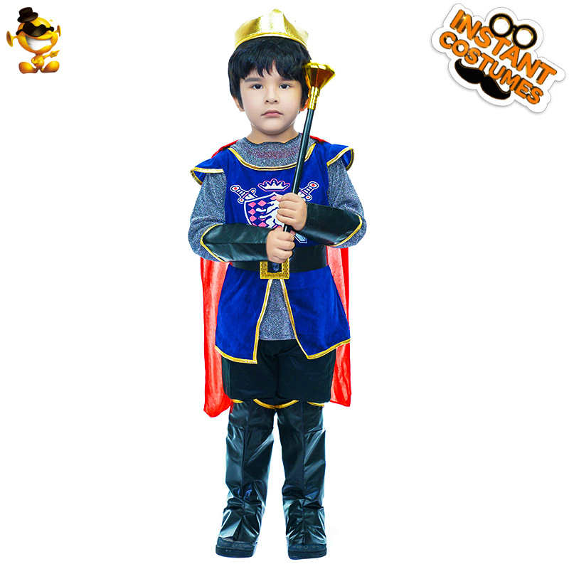 Rey DE LOS NIÑOS traje de Halloween Cosplay traje de la etapa de la mascarada ropa de fiesta traje de rendimiento
