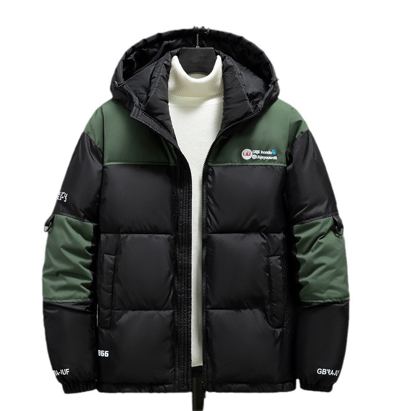 Men's Puffer Jacket Winter Coat Warm Casual Thick Cotton Top_voghion.com