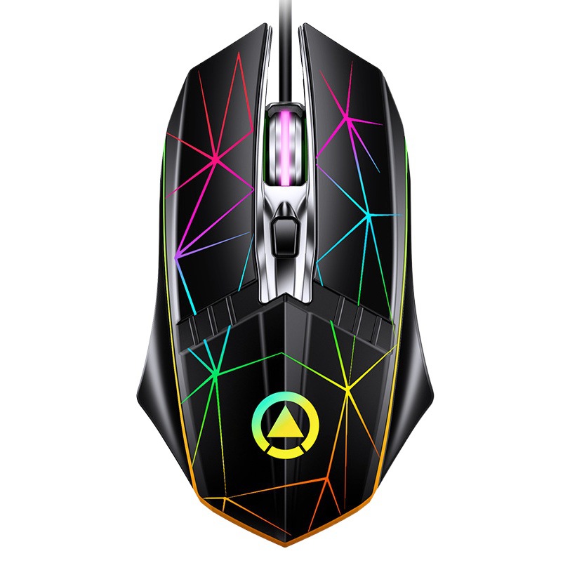 Talla de plata G11 rodillo de metal con cable 4-botón luminoso ratón juego USB accesorios de computadora Amazon transfronteriza al por mayor