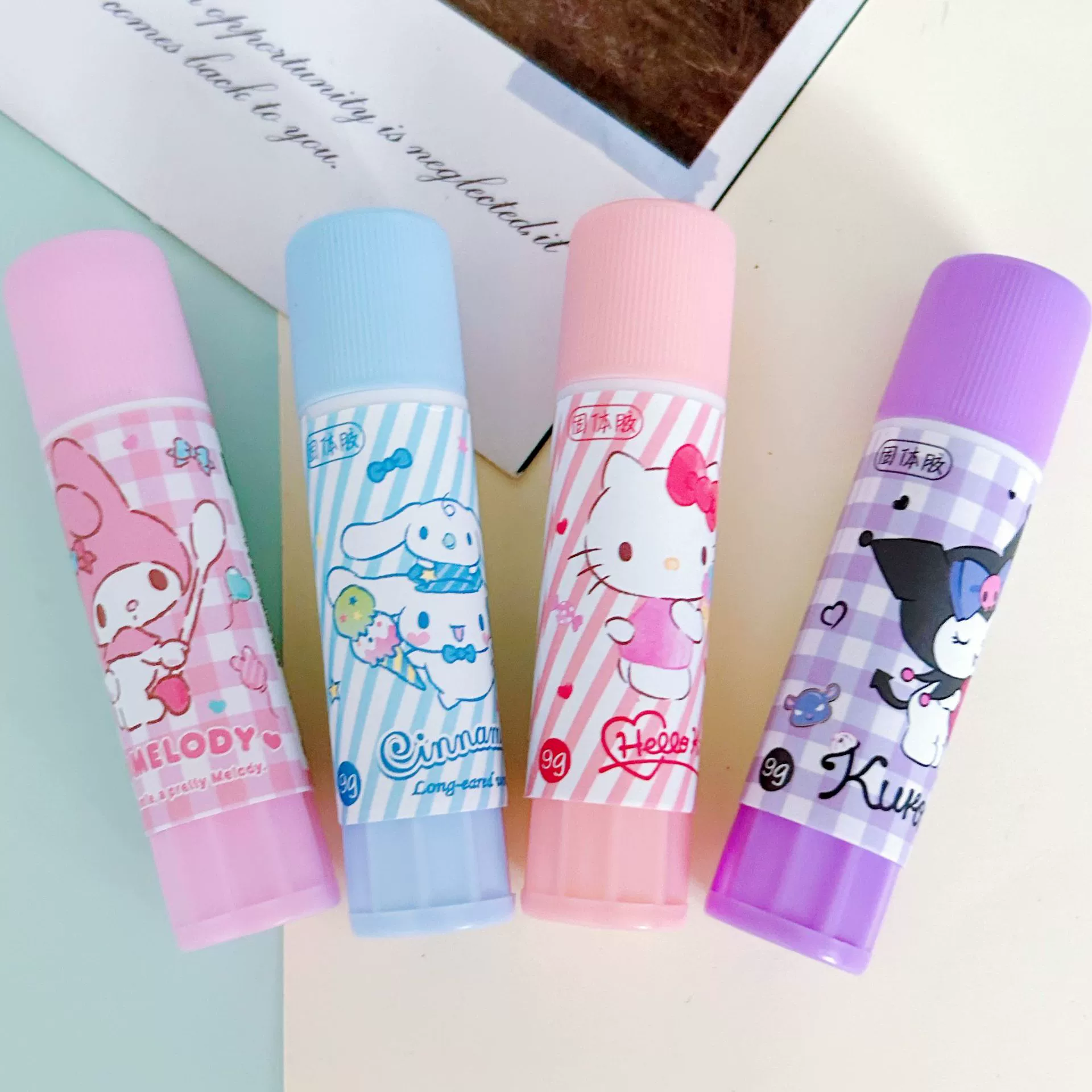 Sanrio, клей-стик, канцелярия милыми мультяшками для учащихся начальной школы, опт