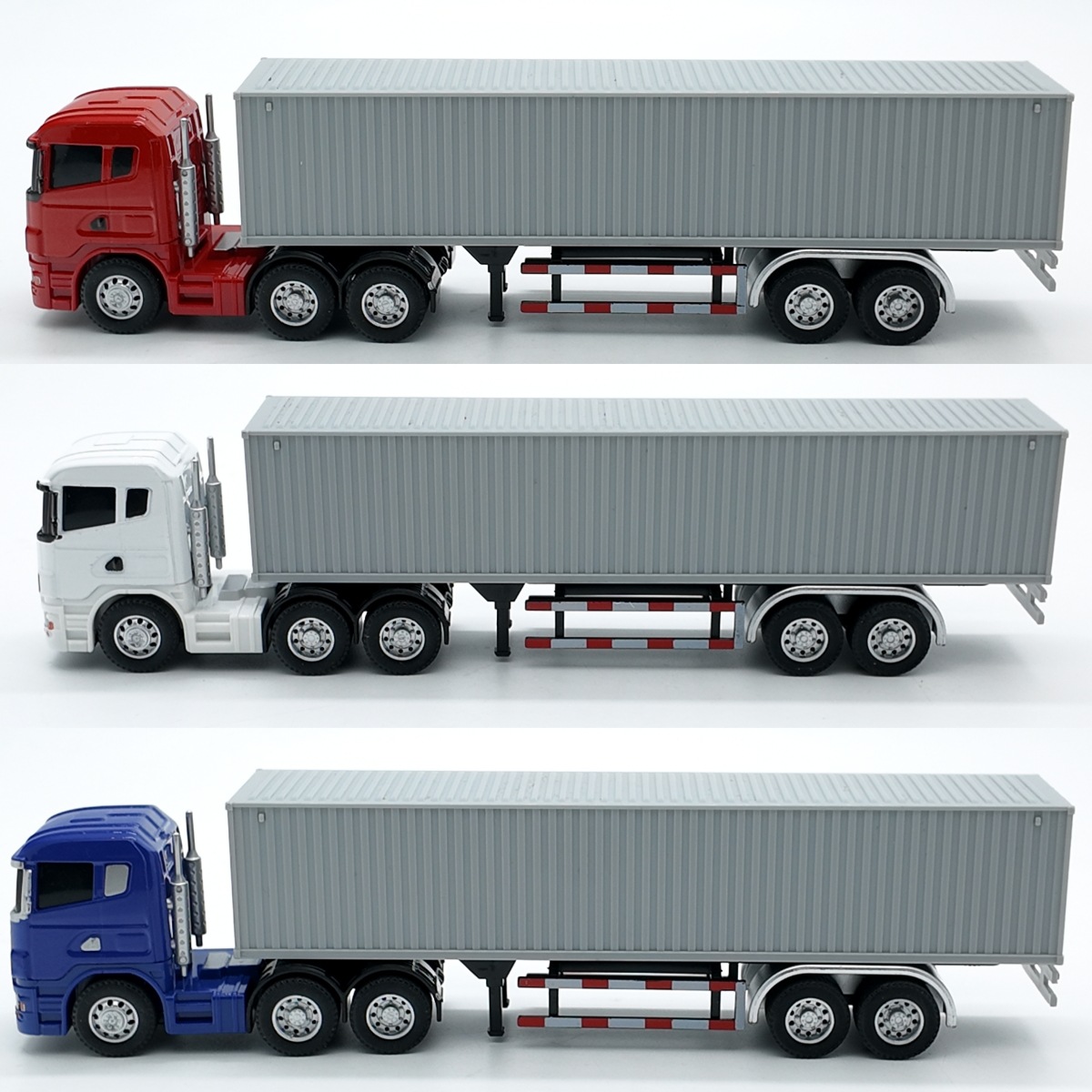 Cross-Border 20.5cm European-Style Container Truck Alloy Car Model European-Style Truck