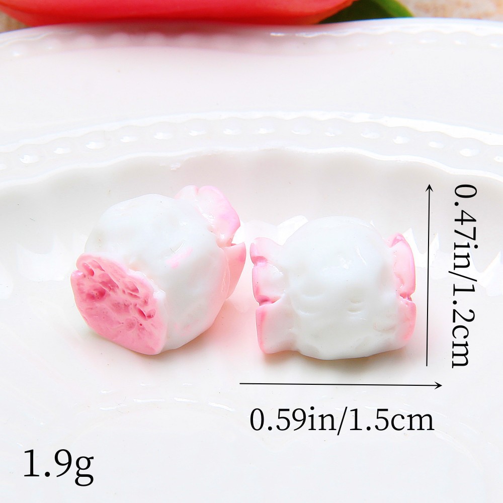 Pastel de juego de comida simulación palomitas de maíz postre bricolaje crema accesorios de goma decoración de la casa zapatos hebilla briy al por mayor