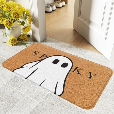 and Outdoor Areas, Thick and Durable, Avtomobil döşəmə paspasları - zx-halloween-model-h-08-4060silk-circle