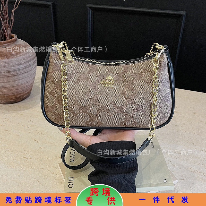 Ventas transfronterizas en caliente nuevas bolsas de brazo de mujer, bolsas de hombro, bolsas de mano de impresión casuales de moda para mujeres