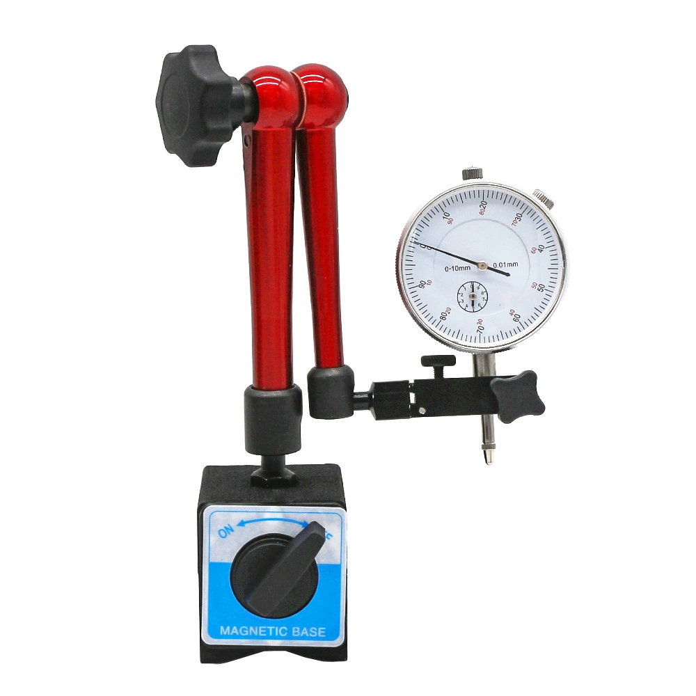 10 Удлиненный калибровой гидравлический рычажный кронштейн для процентов Набор магнитных держателей магнитных часов 6B0WCZ