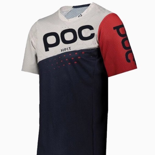 Poc Downhill Suit Long-Sleeved Mountain Bike Off-Road Bike Suit Quick-Drying Breathable Cycling Suit Jersey Quick-Drying