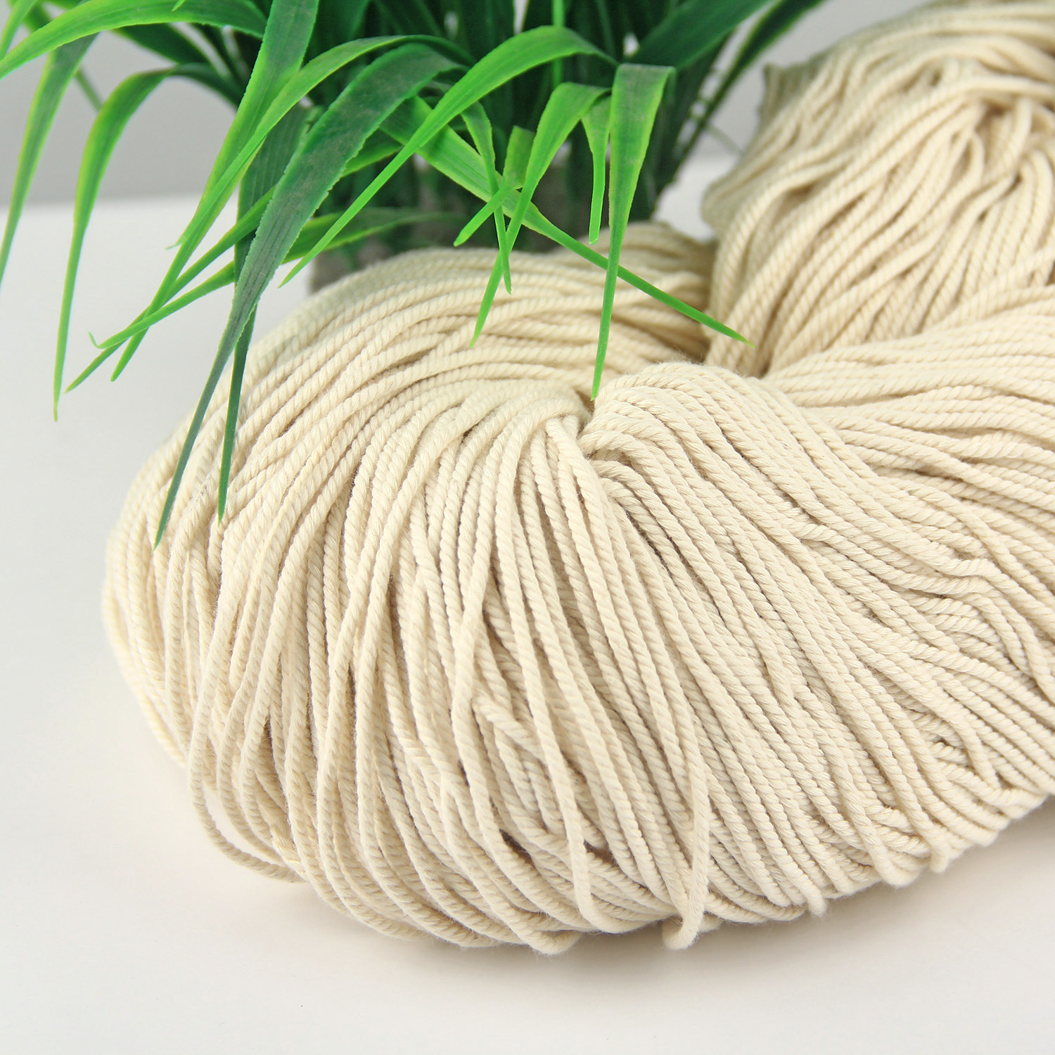 厂家漂白本白涤棉棉绳纯棉1MM-3MM棉线3X4三股扭绳批发现货绳