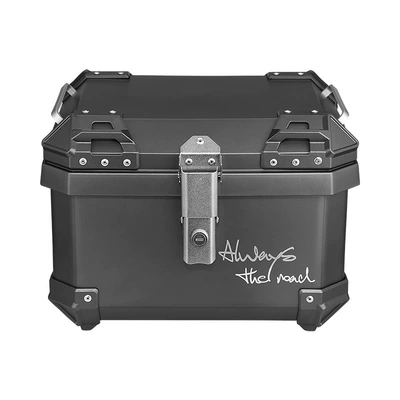 Motorcycle trunk — non-aluminum alloy trunk - mt36-volcanic-ash-backrest-lining