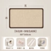 Brown frame + deep camel board 80*160CM-removable wall