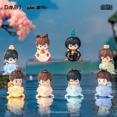 墓のノートを盗む蛇の眉の銅の魚のシリーズのユウの豆の盲の箱のかわいいアニメの周辺の手はデスクトップの置物の公仔をします。