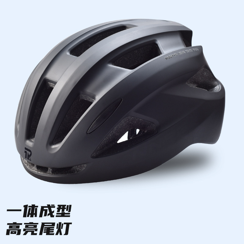 Casco de bicicleta para hombres, bicicleta de montaña, equilibrio de carretera, lámpara trasera, sombrero de casco para mujeres, equipo de bicicleta