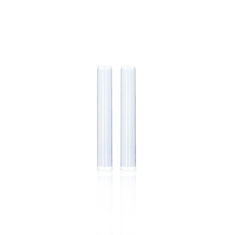 Tubo de Ensayo de Vidrio Transparente Redondo/Cónico de 10ml 20ml 30ml con Gotero, Herramienta para Dispensar Aceites Esenciales