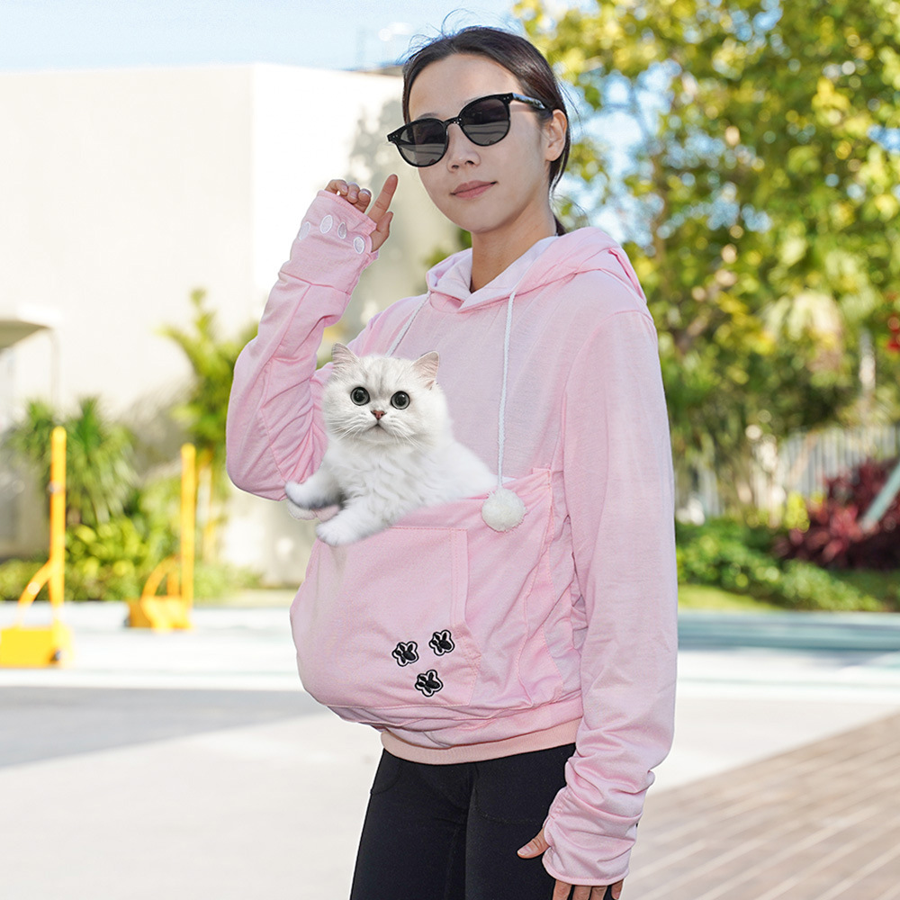 Otoño y invierno transfronterizos ropa de mujer europea mascota gato ropa de padres e hijos overcoat casual chaqueta con capuzas perros chaqueta de hombre