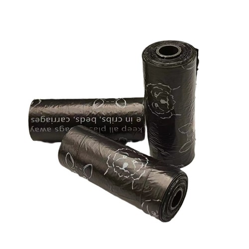 Wholesale factory supply cross-border Amazon pet waste bags disposable printed dog pick-up bags