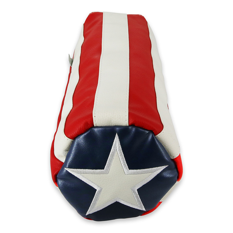 Hermoso país poste de madera cubierta de tapa de cilindro de cinco estrellas cubierta de club de golf cubierta de poste de madera cubierta de tapa impermeable cubierta protectora