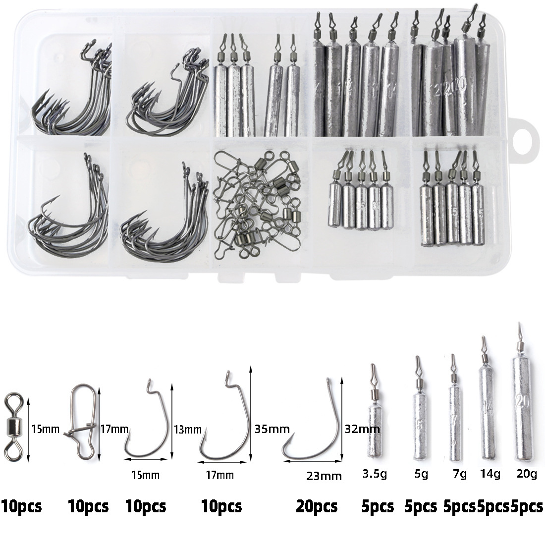 De una sola pieza de pesca gota colgante de plomo traje de color primario cebo suave colgante de pesca colgante inferior gancho de manivela accesorios de pesca Luya traje de plomo