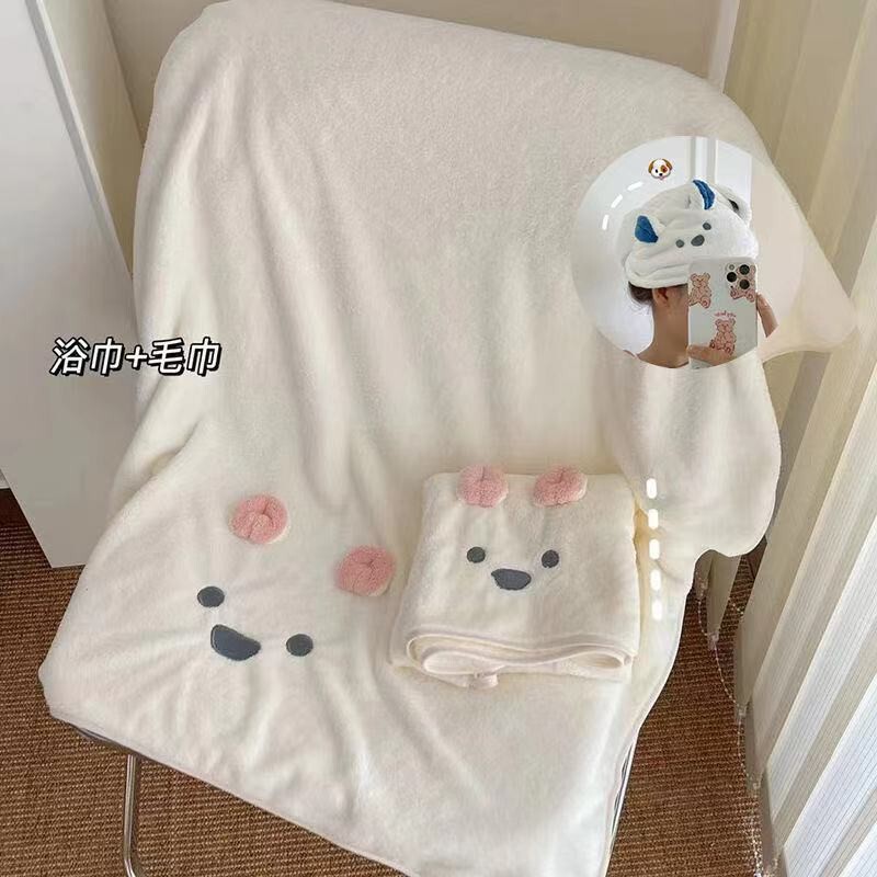 New Cartoon Towel Coral Velvet Absorbent Quick-Drying Bath Towel Koala Cute Adult Wholesale Household Large Towel New Cartoon Towel Coral Velvet Absorbent Quick-Drying Bath Towel Koala Cute Adult Wholesale Household Large Towel