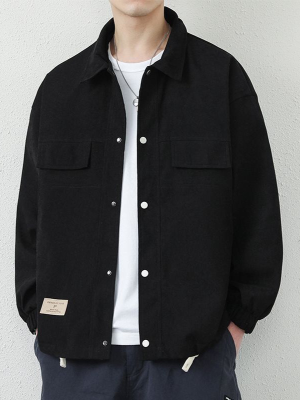 Men's autumn retro jacket for leisure