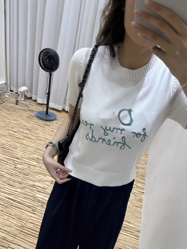 别风秋冬字母刺绣针织衫男同款女宽松百搭潮流休闲套头毛衣棉|undefined