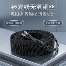 现货被复线无氧铜丝芳纶双芯1*2*7/0.25  型号706707厂家