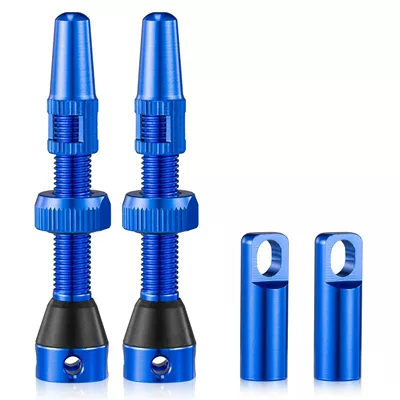 Cnc Tire Valve, valve - 40mm-blue-4-piece-set