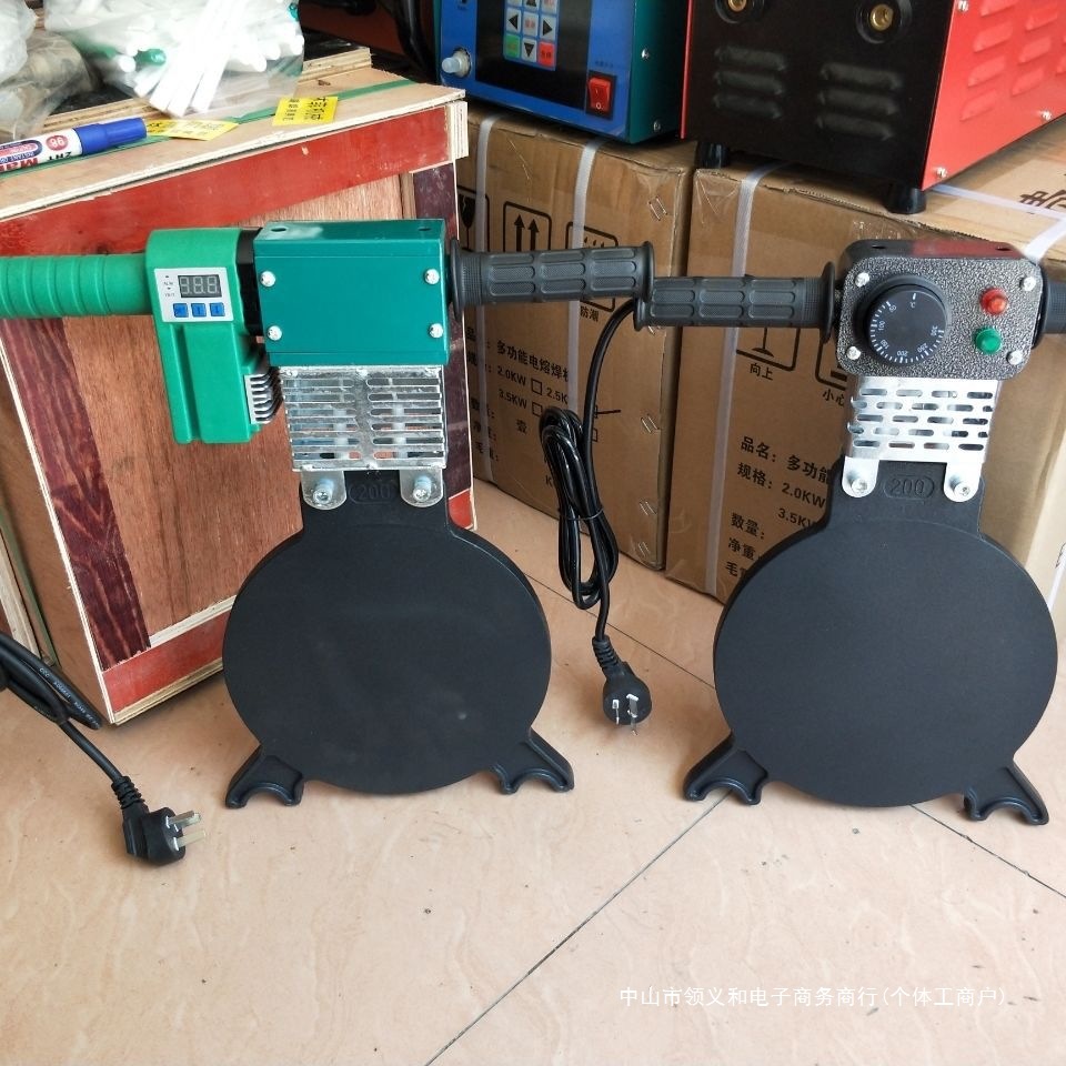 手动160pe管热熔机加热板315发热板手摇200pe热熔对焊机电热板250