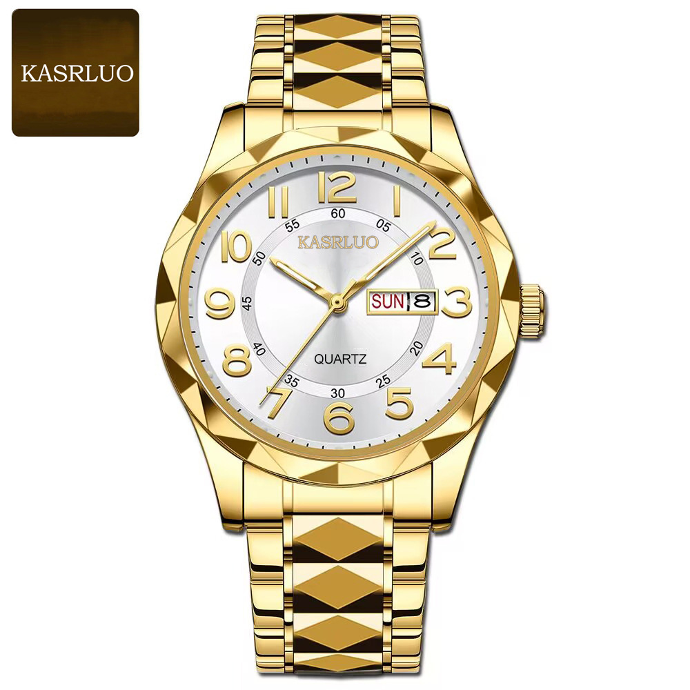 KASRLUO vidutinio amžiaus pagyvenusių žmonių mados vandeniui atsparus naktinės šviesos didelis skaitmeninis kvarcinis vyriškas laikrodis_voghion.com