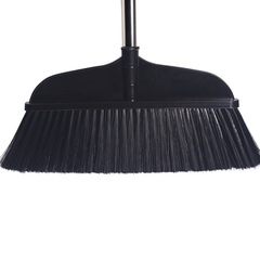 T9J5 indoor and outdoor soft and hard bristled stainless steel school factory warehouse widened and lengthened black broom broom