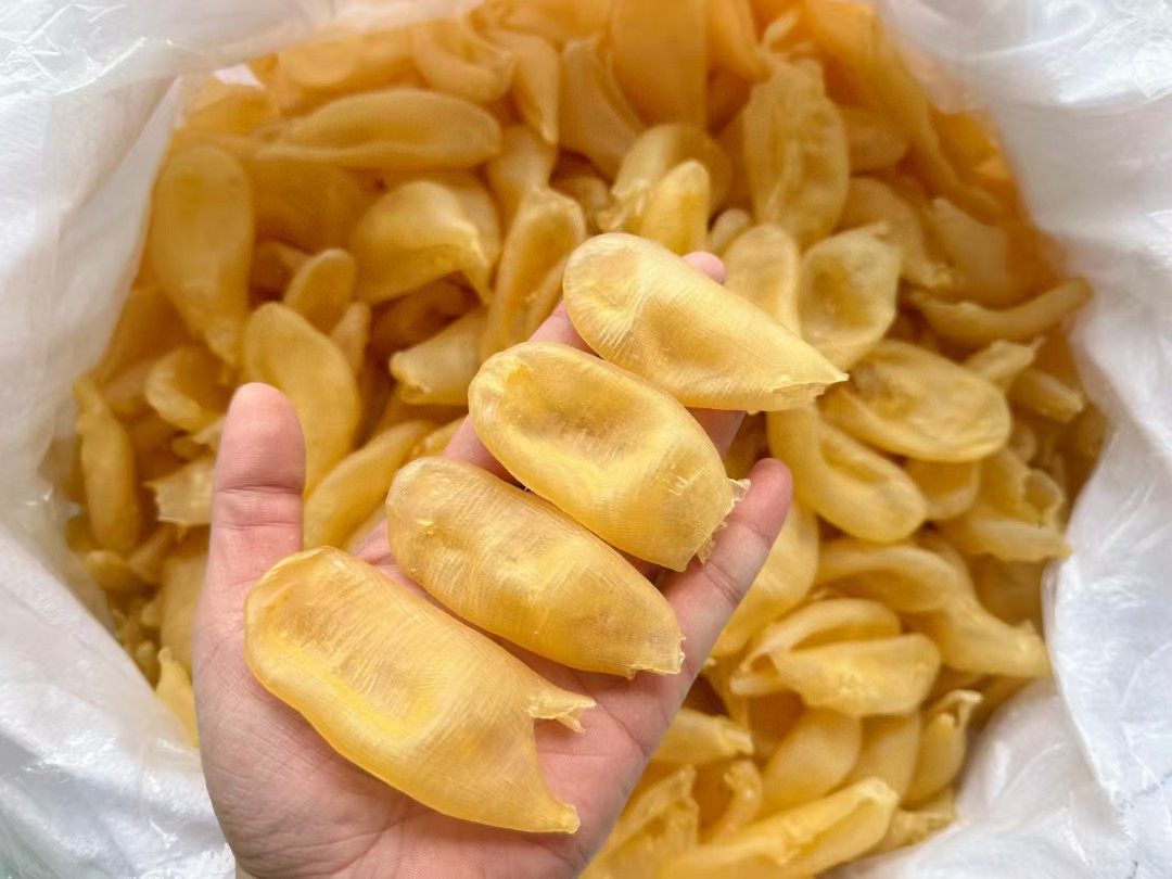 Pearl Fish Maw Zhen Zhu Jiao Dried Fish Bladder Thick Cut Collagen Rich Soup Ingredient 500g overview