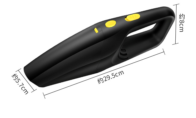 Handheld Car Vacuum Cleaner, High-Power Suction, Wireless Mini Rechargeable Cleaner for Car and Home Use