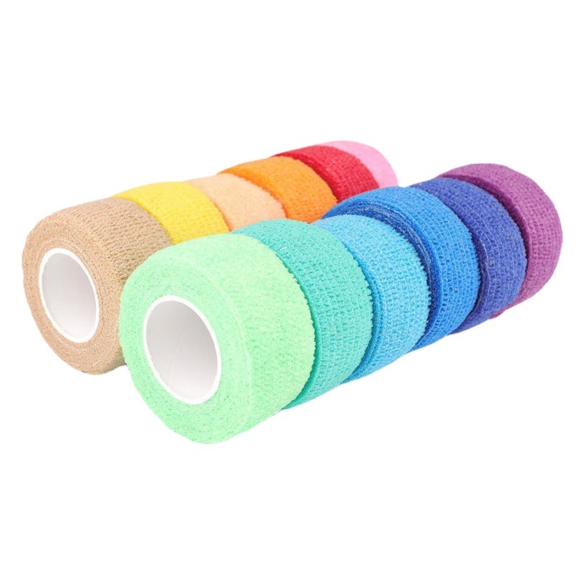 Student Writing Anti-Wear Finger Bandage Self-Adhesive Elastic Sports Wristband Finger Protection Tape Non-Woven Fabric Black Wholesale Protection
