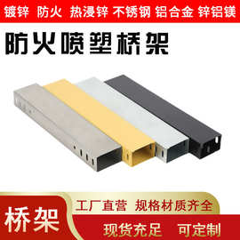 防火喷塑桥架防静电耐腐蚀室内室外专用热浸镀锌金属防火桥架