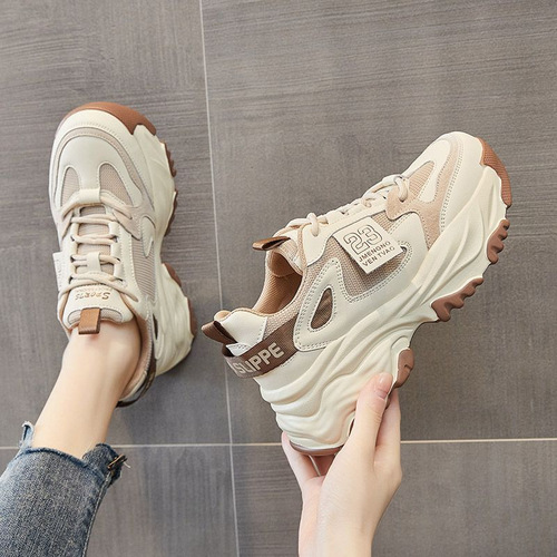 Internet celebrity retro dad shoes for women ins trend  summer thick-soled original platform sole casual student sports shoes for women
