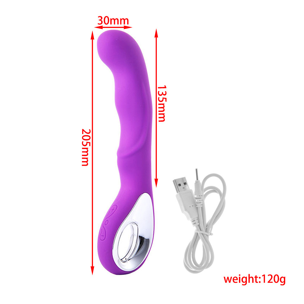 Inspur G-Spot Vibrator, 10-Frequency Silicone Rechargeable Adult Massager — detail image 2