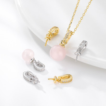 S925���y�����荵�������DIY�Ʒ���������ʯ�бP���^�k���̨